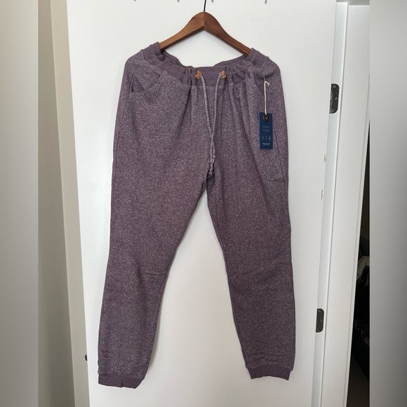 Tentree Purple Sweatpants - Picture 1 of 3